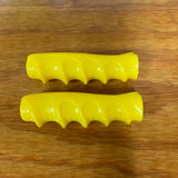WESTERN FLYER BICYCLE GRIPS MUSCLE BIKE YELLOW NOS RARE