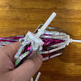 BICYCLE STREAMERS LASER PURPLE SET FITS SCHWINN HUFFY SEARS MURRAY AMF & OTHER NEW