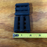 2" X 2" TRICYCLE PEDALS BLACK 3/8" ID FITS ELGIN COLSON MURRAY HUFFY VINTAGE NOS