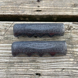 BICYCLE GRIPS CLEAR GLITTERS BLACK FOR SCHWINN HUFFY SEARS MURRAY & OTHERS NEW