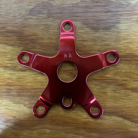 OLD SCHOOL RED BMX CHAINRING 110 BCD SPIDER FITS SUGINO SUNTOUR GT & OTHERS