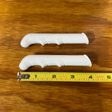COTTON PICKER HANDLE BAR BRAKE LEVER COVERS FOR SCHWINN STINGRAY BIKES WHITE