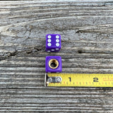 DICE PURPLE VALVE DUST CAPS FITS OLD SCHOOL FREESTYLE BMX 1986 GT WORLD TOUR PFT
