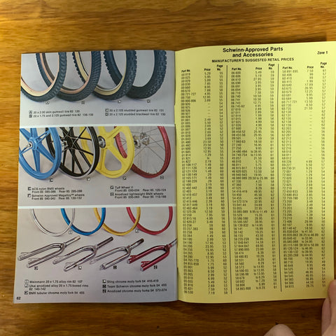 1980 2ND EDITION SCHWINN BICYCLE & ACCESSORIES CATALOG BOOK ROAD STING – Bicycle Heaven