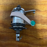 BICYCLE HUB SHINERS LEATHER GREEN FITS SCHWINN FRONT & REAR HUBS & OTHERS NEW