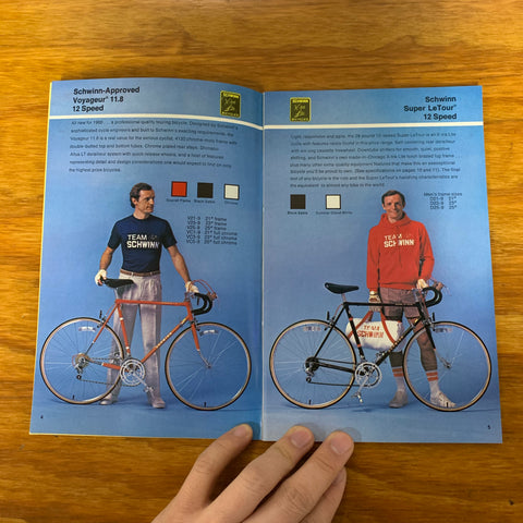 vintage schwinn bicycle catalogs 1980 2ND EDITION SCHWINN BICYCLE & ACCESSORIES CATALOG BOOK ROAD STING – Bicycle Heaven
