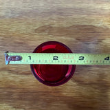 BICYCLE LIGHT LENS COVER RED VINTAGE DELTA NEW NOS