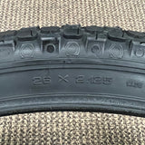 BICYCLE TIRE 26 X 2.125 KNOBBY BLACK WALL FITS SCHWINN & OTHERS NEW