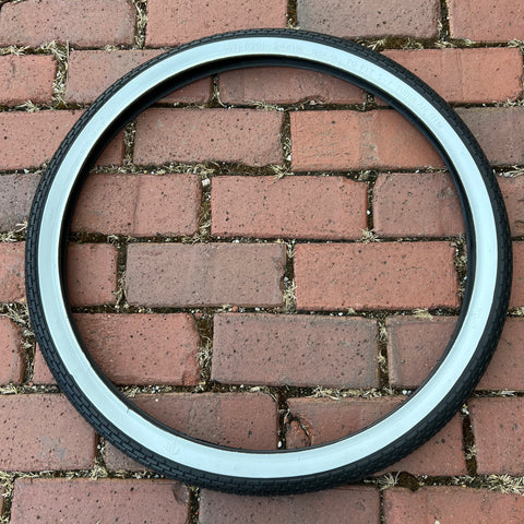 schwinn bicycle tire 24 inch BICYCLE TIRE FIT SCHWINN 24 X 1-3/4 S-7 WHEELS FLEET STARLET WHITE WAL – Bicycle Heaven