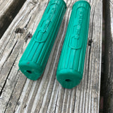 BICYCLE GRIPS WESTERN FLYER SUPER JET GREEN NOS