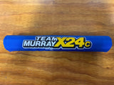 OLD SCHOOL TEAM MURRAY X24C BLUE BMX BIKE FRAME TOP TUBE PAD VINTAGE NOS