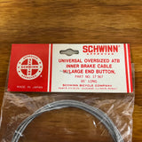 SCHWINN UNIVERSAL OVERSIZED ATB INNER BRAKE CABLE LARGE END BUTTON 65" NO 17567