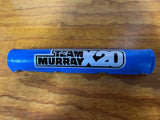 OLD SCHOOL BMX BLUE TEAM MURRAY X20 FRAME TOP TUBE & V BAR PADS VINTAGE NOS