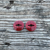 OLD SCHOOL RED SUNTOUR VX "CRANK DUST CAPS" REDLINE 400 SUGINO PROFILE NOS