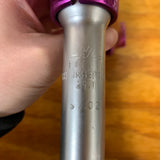 BICYCLE HANDLE BAR STEM FITS OLD SCHOOL MOUNTAIN BIKE 1990S PURPLE 21.1