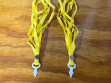 BICYCLE STREAMERS YELLOW FITS MANY BIKES SCHWINN SEARS HUFFY AND OTHERS NEW