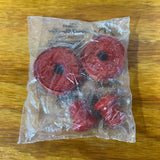 BICYCLE HANDLE BAR TAPES & PLUGS RED HUNT WILDE FIT SCHWINN VARSITY & OTHERS