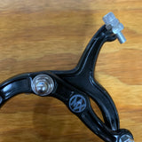 VINTAGE OLD SCHOOL BMX FRONT BRAKE SET MX 1000 BLACK CHANG STAR NOS