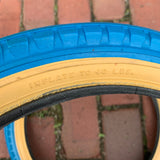 BICYCLE TIRES BLUE 16 X 1.75 CARLISLE USA VINTAGE NOS FIT MANY BIKES
