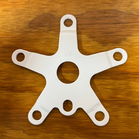 OLD SCHOOL WHITE BMX CHAINRING 110 BCD SPIDER FITS SUGINO SUNTOUR GT & OTHERS