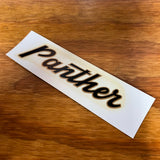 SCHWINN PANTHER BICYCLE CHAIN GUARD DECAL AUTHENTIC NOS