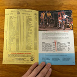 1980 2ND EDITION SCHWINN BICYCLE & ACCESSORIES CATALOG BOOK ROAD STING BMX NOS