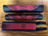 SE RACING BMX INNOVATIONS PAD SET BLACK & RED FITS SE BIKES & OTHERS NEW
