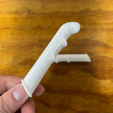 COTTON PICKER HANDLE BAR BRAKE LEVER COVERS FOR SCHWINN STINGRAY BIKES WHITE