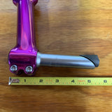 BICYCLE HANDLE BAR STEM FITS OLD SCHOOL MOUNTAIN BIKE 1990S PURPLE 21.1