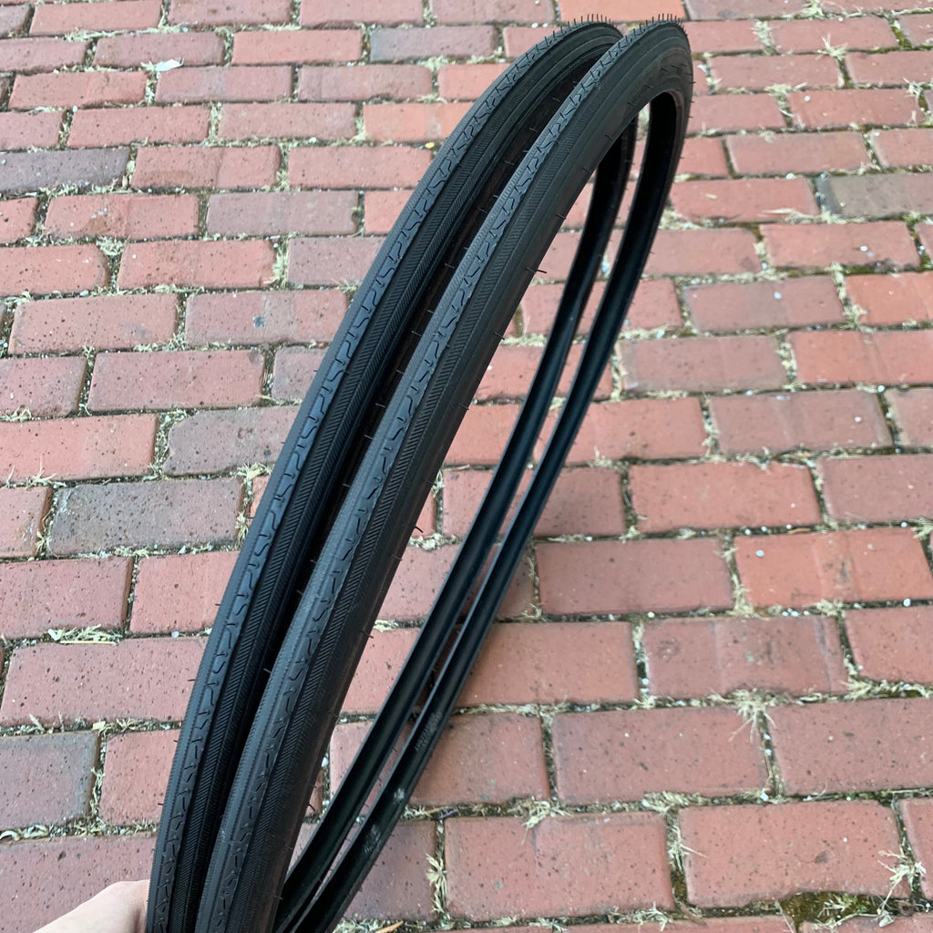schwinn bicycle tires 27 inch BICYCLE TIRES 27 X 1-1/4 TO FIT SCHWINN S-6 OR K-2 RIM CONTINENTAL & OTHERS NEW
