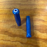 VINTAGE BLUE TRICYCLE GRIPS 5/8" ID. 4-5/8" LONG FIT ELGIN AMF HUFFY COLSON NOS