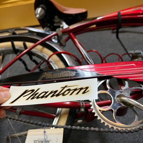 schwinn phantom bicycle parts SCHWINN PHANTOM BICYCLE CHAINGUARD DECAL NOS – Bicycle Heaven