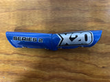 OLD SCHOOL BMX BLUE TEAM MURRAY SERIES 2 X20 FIT V BAR BMX BIKE PAD VINTAGE NOS