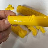 HUNT-WILDE SCHWINN STINGRAY LEMON PEELER GRIPS / LEVER COVERS / FLAG VALVE CAPS