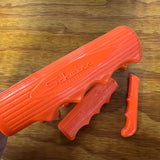HUNT-WILDE SCHWINN STINGRAY ORANGE KRATE GRIPS / LEVER COVERS / FLAG VALVE CAPS