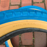 BICYCLE TIRES BLUE 16 X 1.75 CARLISLE USA VINTAGE NOS FIT MANY BIKES