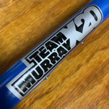 OLD SCHOOL TEAM MURRAY X20 BLUE TOP TUBE BMX BIKE PAD VINTAGE NOS