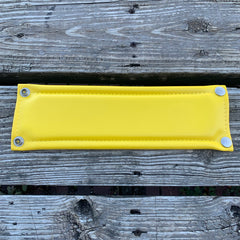 BMX BICYCLE YELLOW VINYL STEM SNAP PAD FOR OLD SCHOOL BMX BIKE VINTAGE NOS