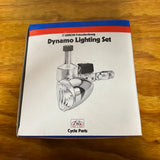 VINTAGE UNION BICYCLE DYNAMO LIGHTS SET RETRO BIKE LAMP VINTAGE NOS