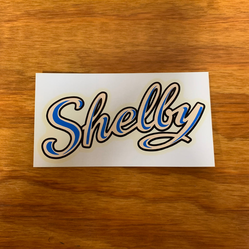 SHELBY BICYCLE AIRFLOW HORN TANK DECAL NEVER USED VINTAGE