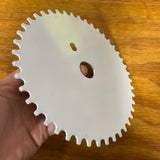 BMX SPROCKET 44 TOOTH WHITE & BLACK FOR OLD SCHOOL 89/90 GT PERFORMER NOS