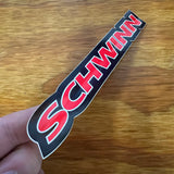 SCHWINN REFRIGERATOR CARS BIKES DISPLAY DECAL STICKER